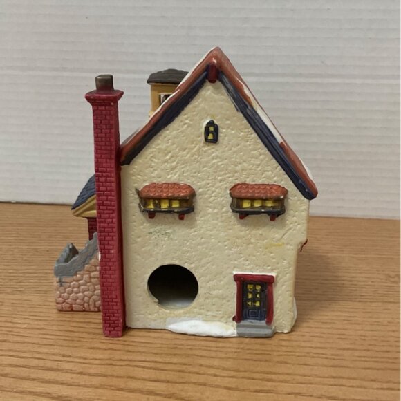 Vtg Lemax Dickensvale Olde School Building w Bell Christmas Village House 1993 - Picture 3 of 12